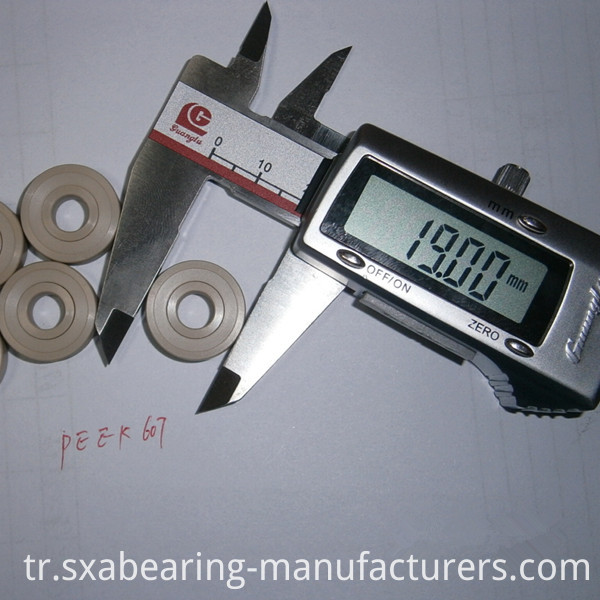 607 High Temperature and Speed Plastic Ball Bearing